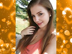 Skyla impressionne l'homme sex amateur privé avec son corps huilé, ses formes naturelles et ses cheveux roux